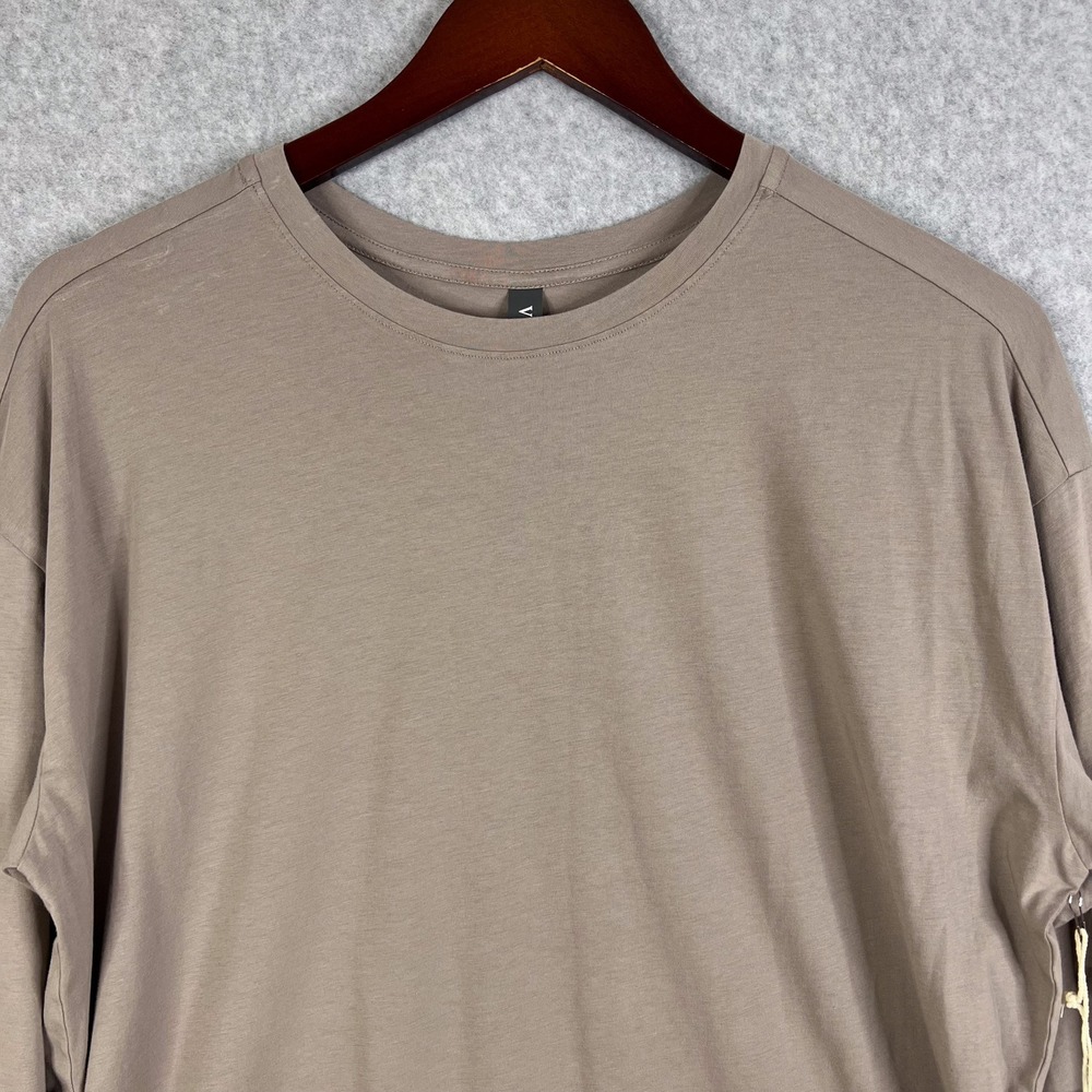 Vuori Shirt Womens Size XS Cobblestone Long Sleeve Feather Tee - Picture 2 of 10